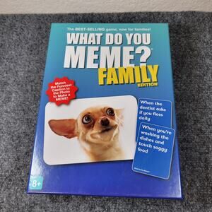 What Do You Meme Family Card Game Party Kids Teens 8+ Holiday Fun Barely Used